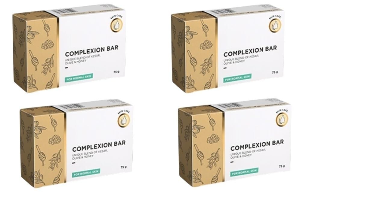 ASSURE COMPLEXION BAR UNIQUE BLEND OF KESAR, OLIVE & HONEY (4x 75 g)