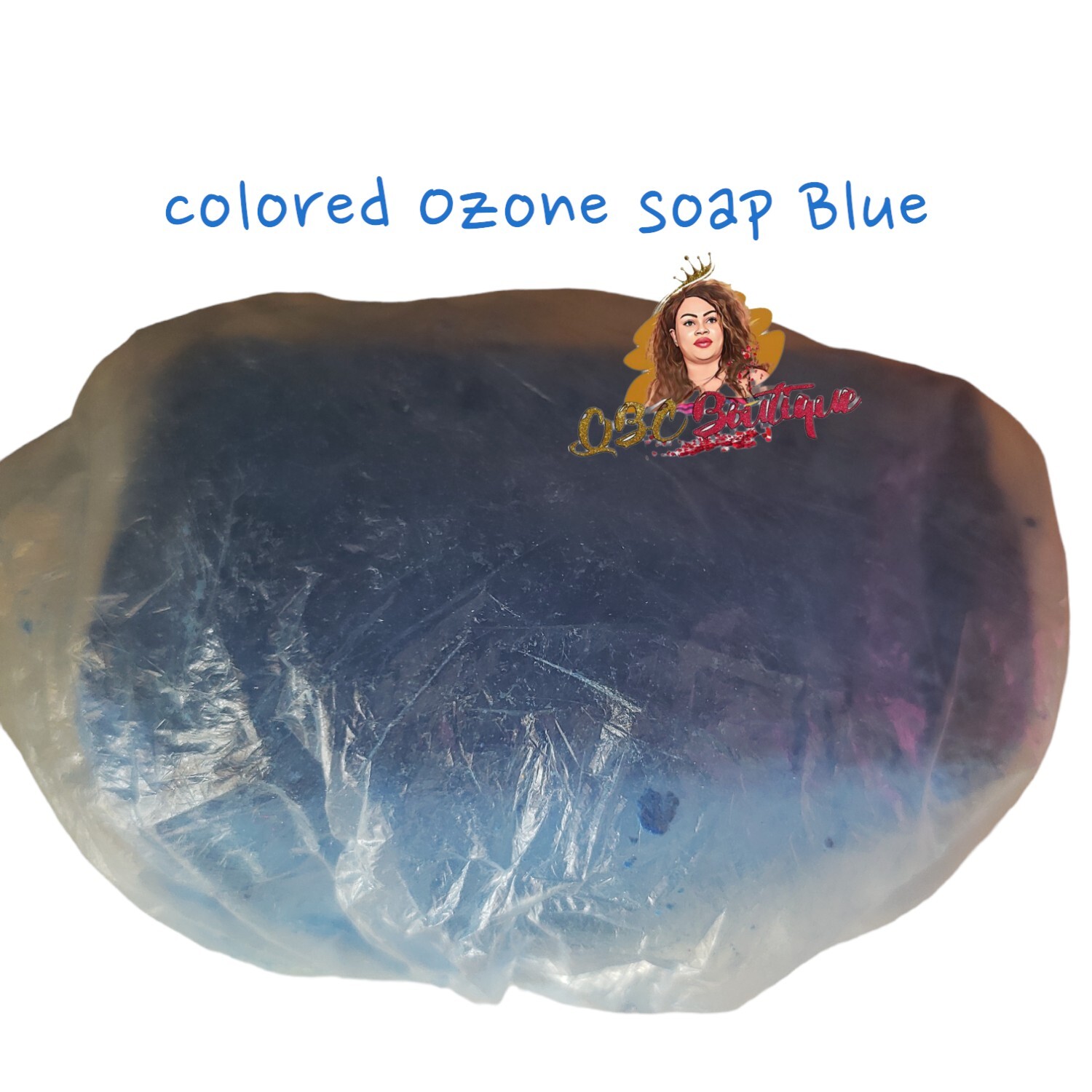 colored ozone treatment soap blue 1pcs
