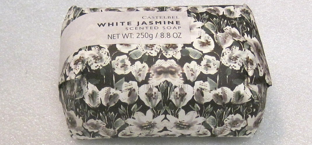 CASTELBEL WHITE JASMINE SCENTED SOAP BAR LARGE 8.8 OZ PAREBEN & GLUTEN FREE