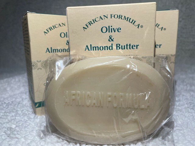 African Formula Olive & Almond Butter Cleansing Bar Soap  Antioxidants Vitamin E
