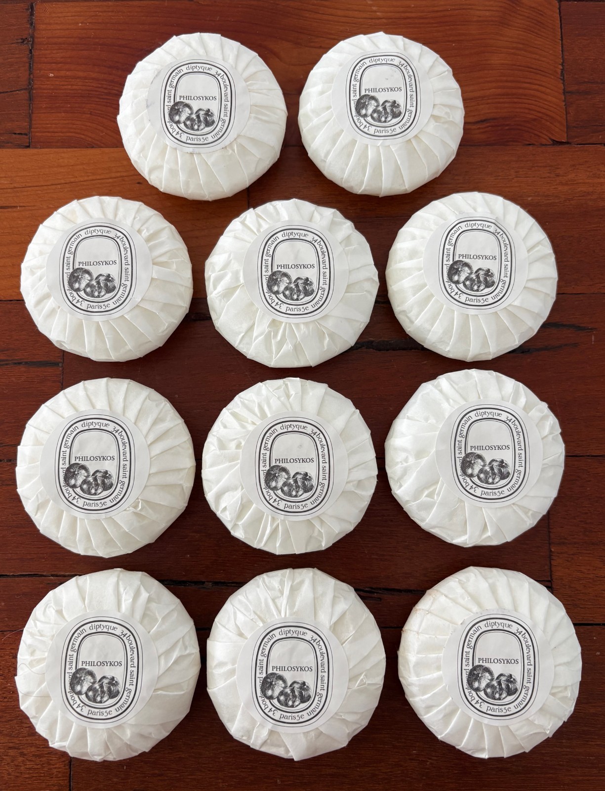 11x DIPTYQUE PARIS Philosykos Soap Bar Savon Sapone – Travel Size 45g / 1.58oz