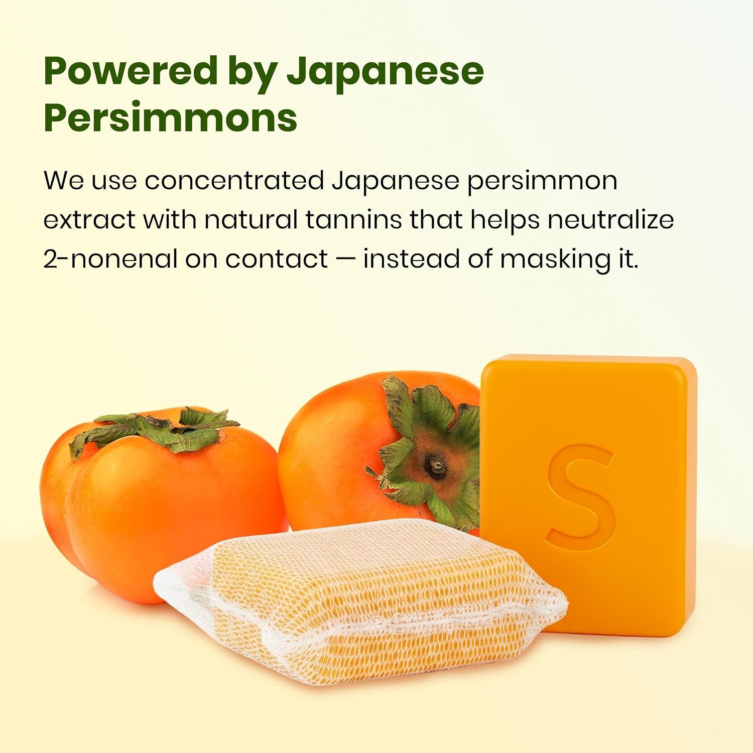 Japanese Persimmon Soap | Body Odor Bar – Old People Smell Cleanser, 2 Pack |…