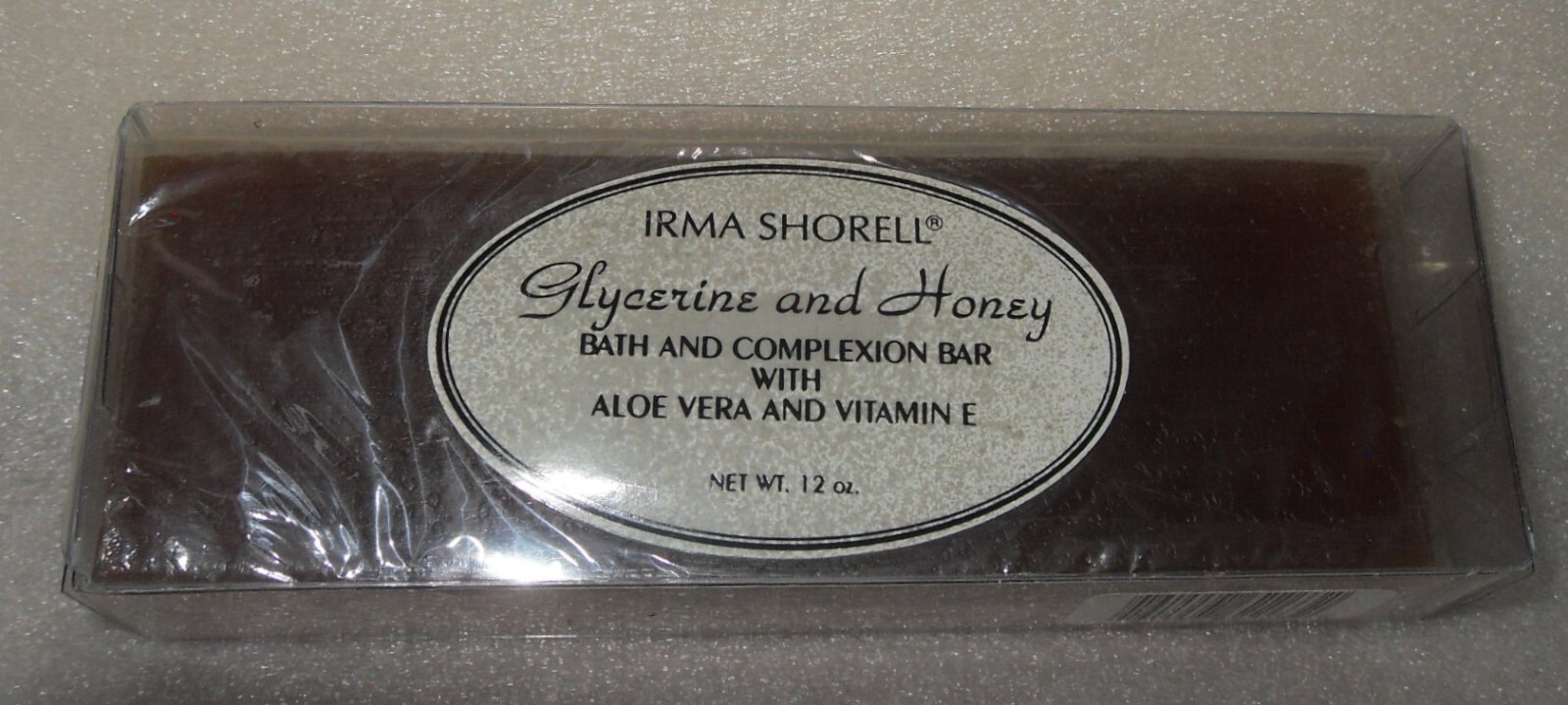 Irma Shorell Glycerine & Honey Bath & Complexion Bar w/ Aloe & Vitamin E 12oz.
