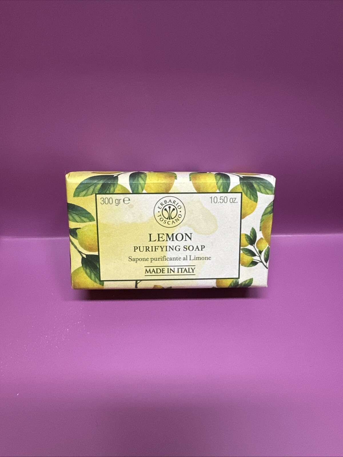 Italian Luxury Bar Soap Lemon Purifying large 10.5oz