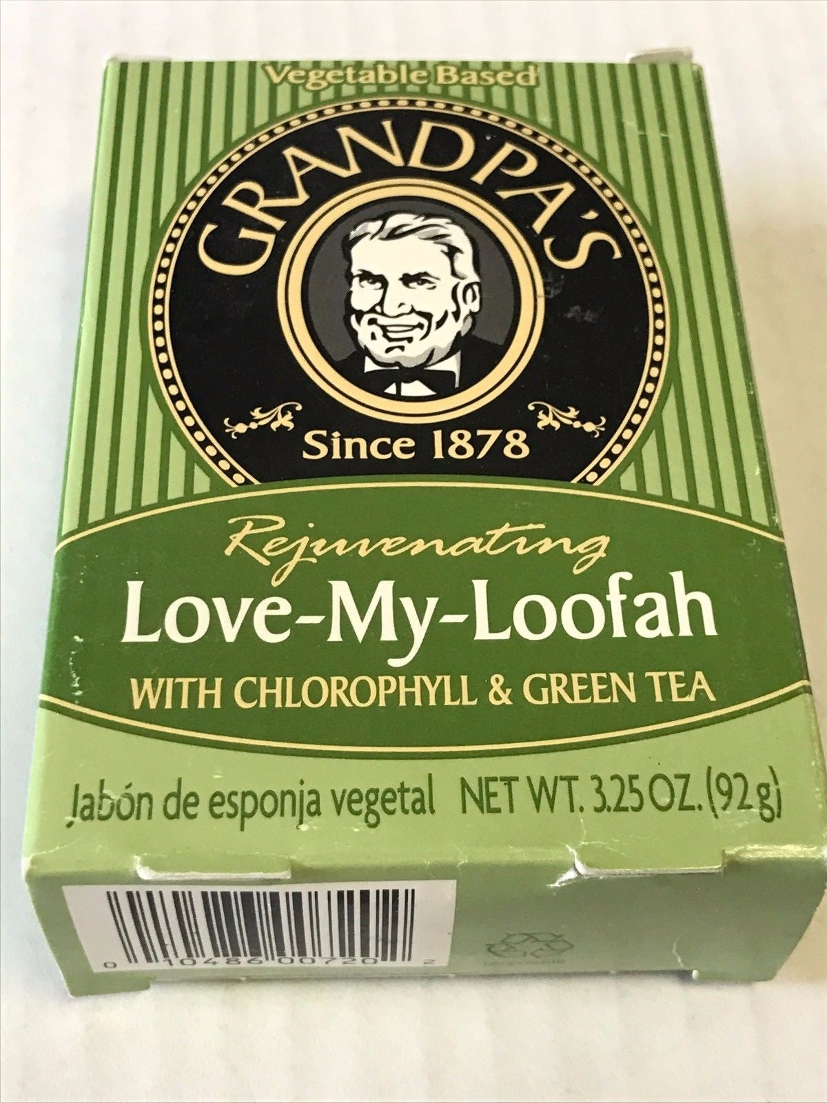 Grandpa’s Since 1878 Vegetable Based Soap 3.25 oz.~ Rejuvenating Love My Loofah