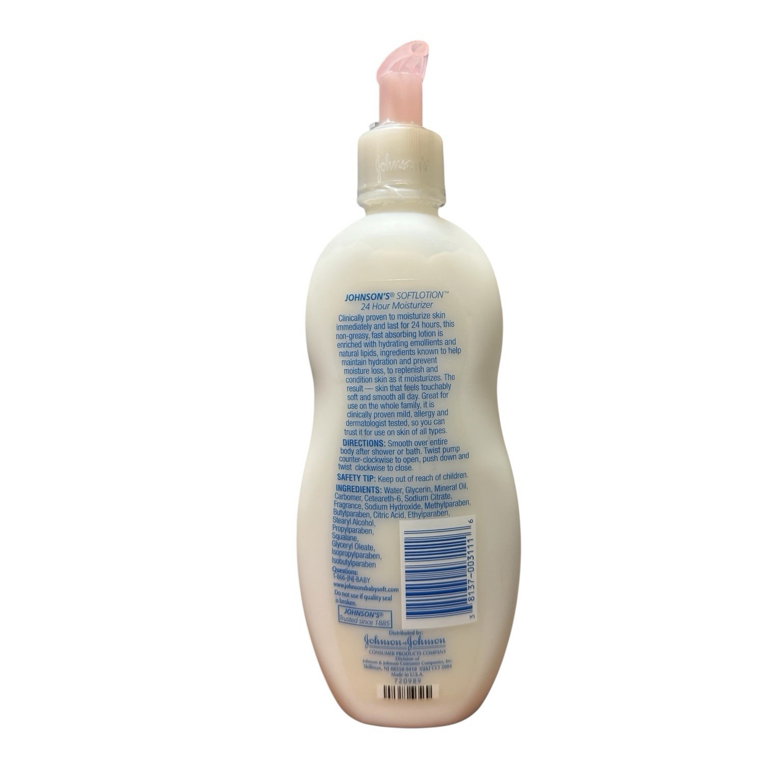 Johnson’s Softlotion 24 Hour Moisturizer Body Lotion 414ml (14 oz) RARE Sealed