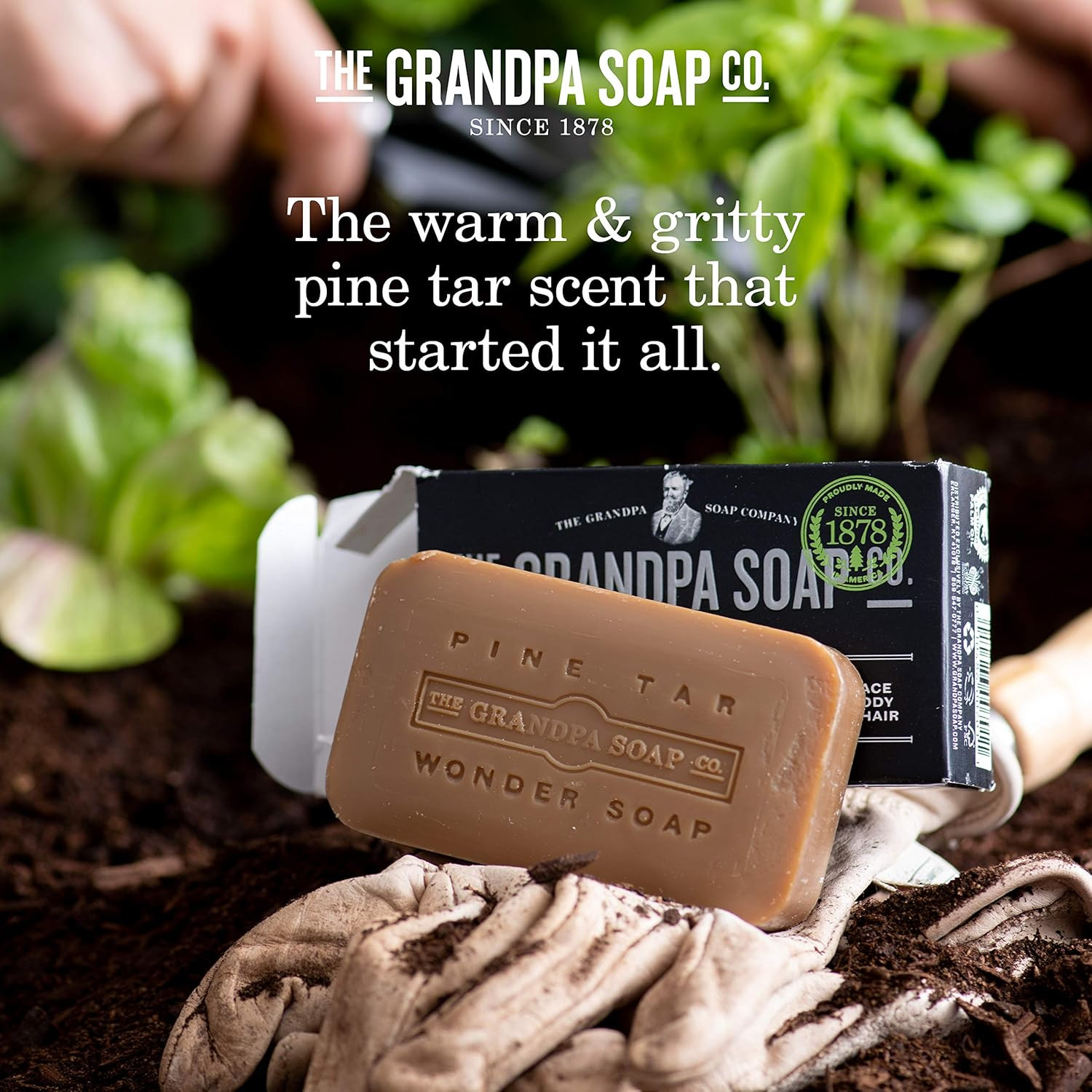 Grandpa’s Pine Tar Soap Medium Size – 3.25 oz
