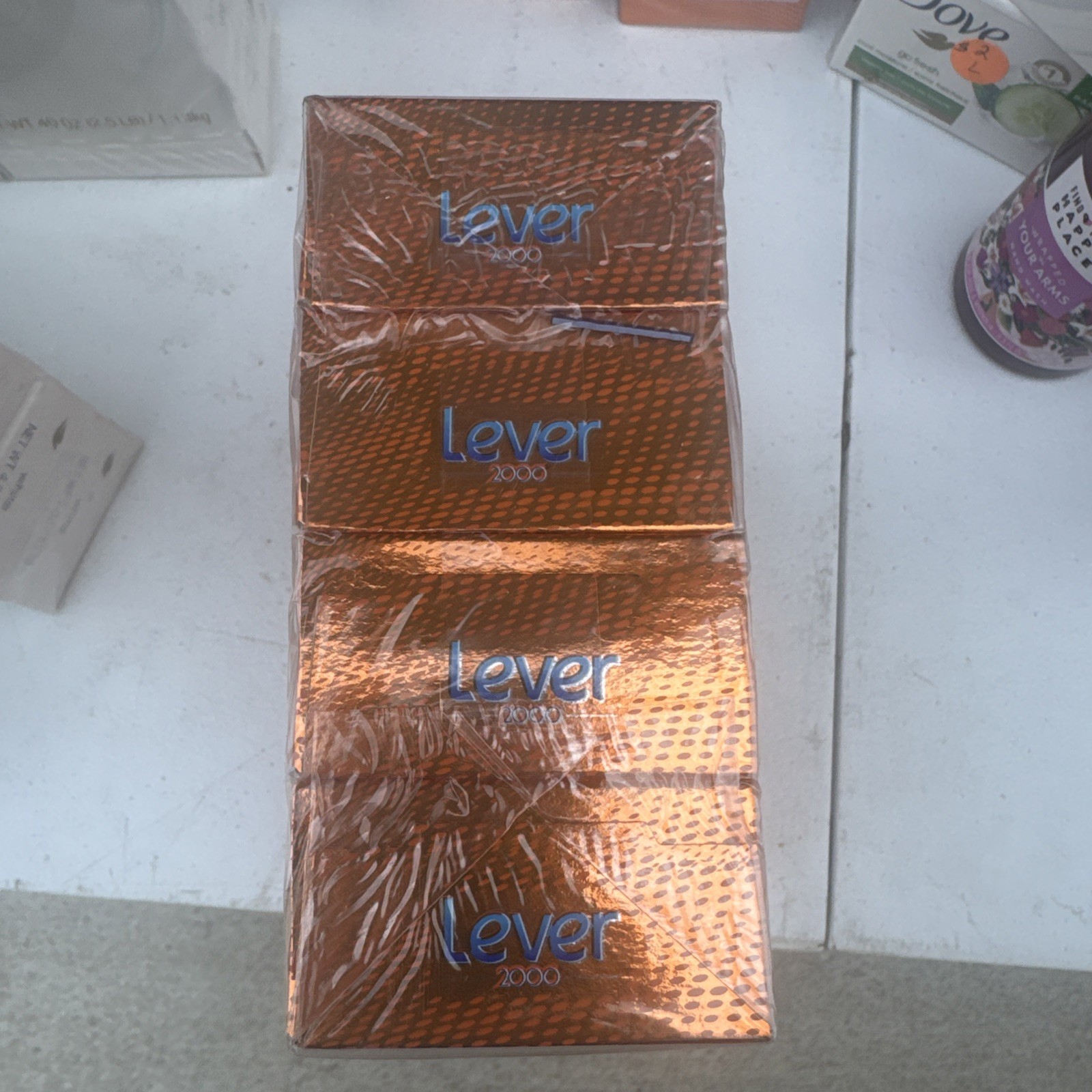 Lever 2000 w/Vaseline ENERGIZE Bar Soap Discontinued 8x 4.5oz Bars. IN PACKAGING
