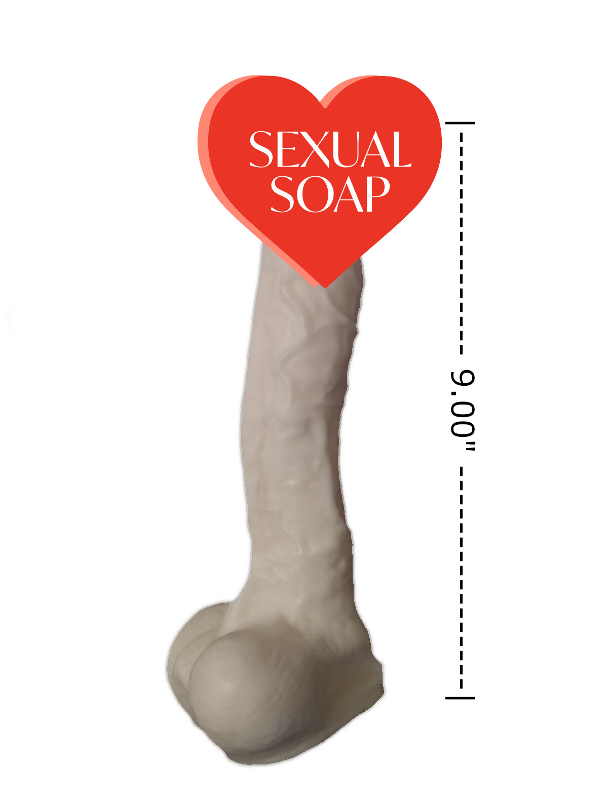 LAVENDER XXL PENIS SOAP 9.0 INCHES – 100% NATURAL, INFUSED WITH ESSENTIAL OILS