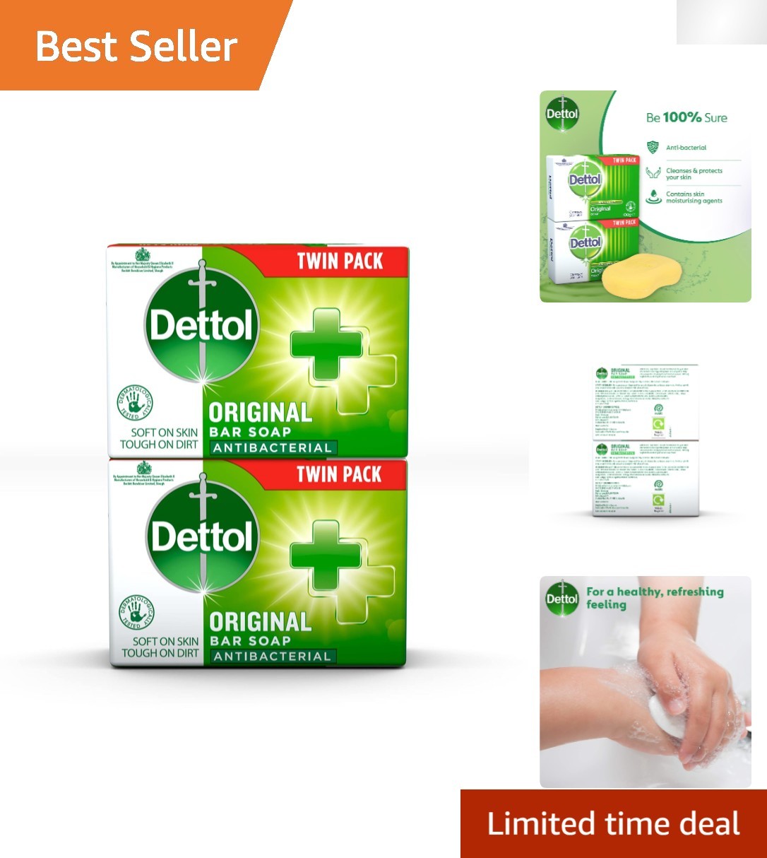Anti-Bacterial Soap Twin Pack – Moisturizing Luxury for All Skin Types