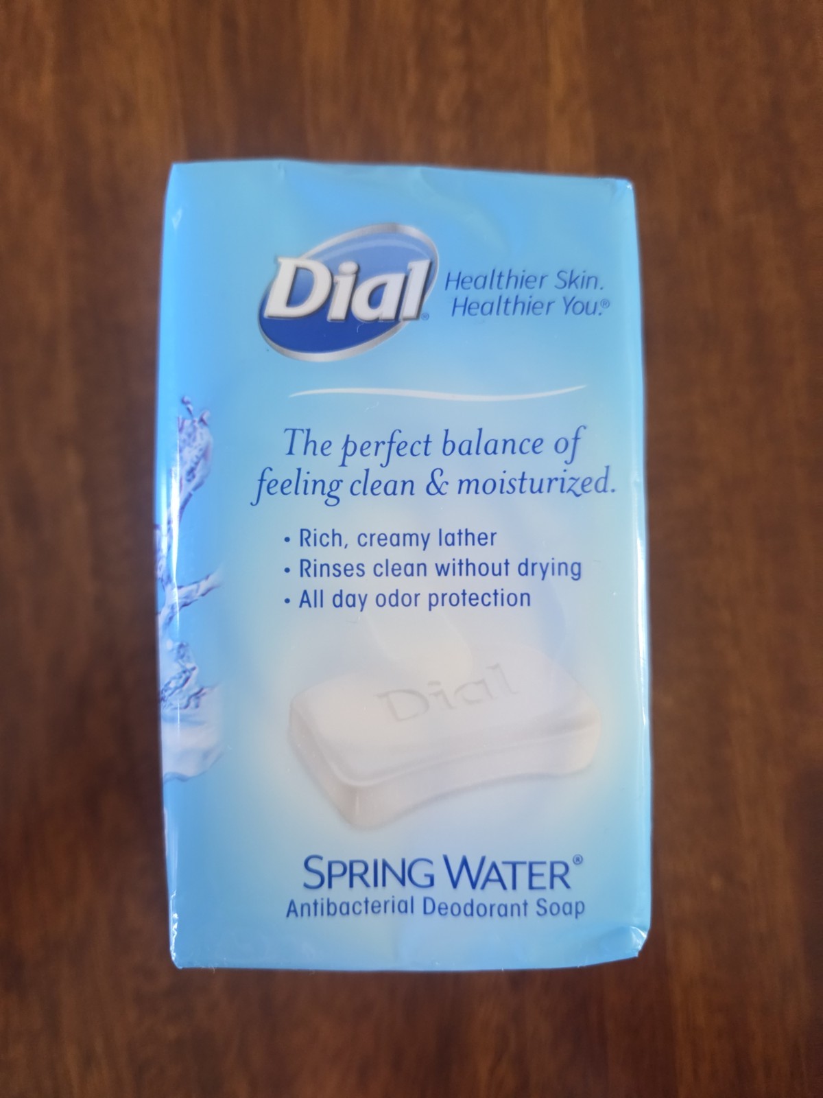 Dial Antibacterial Soap Bars, Spring Water, 3 Bars, 4 oz Each, New, Sealed