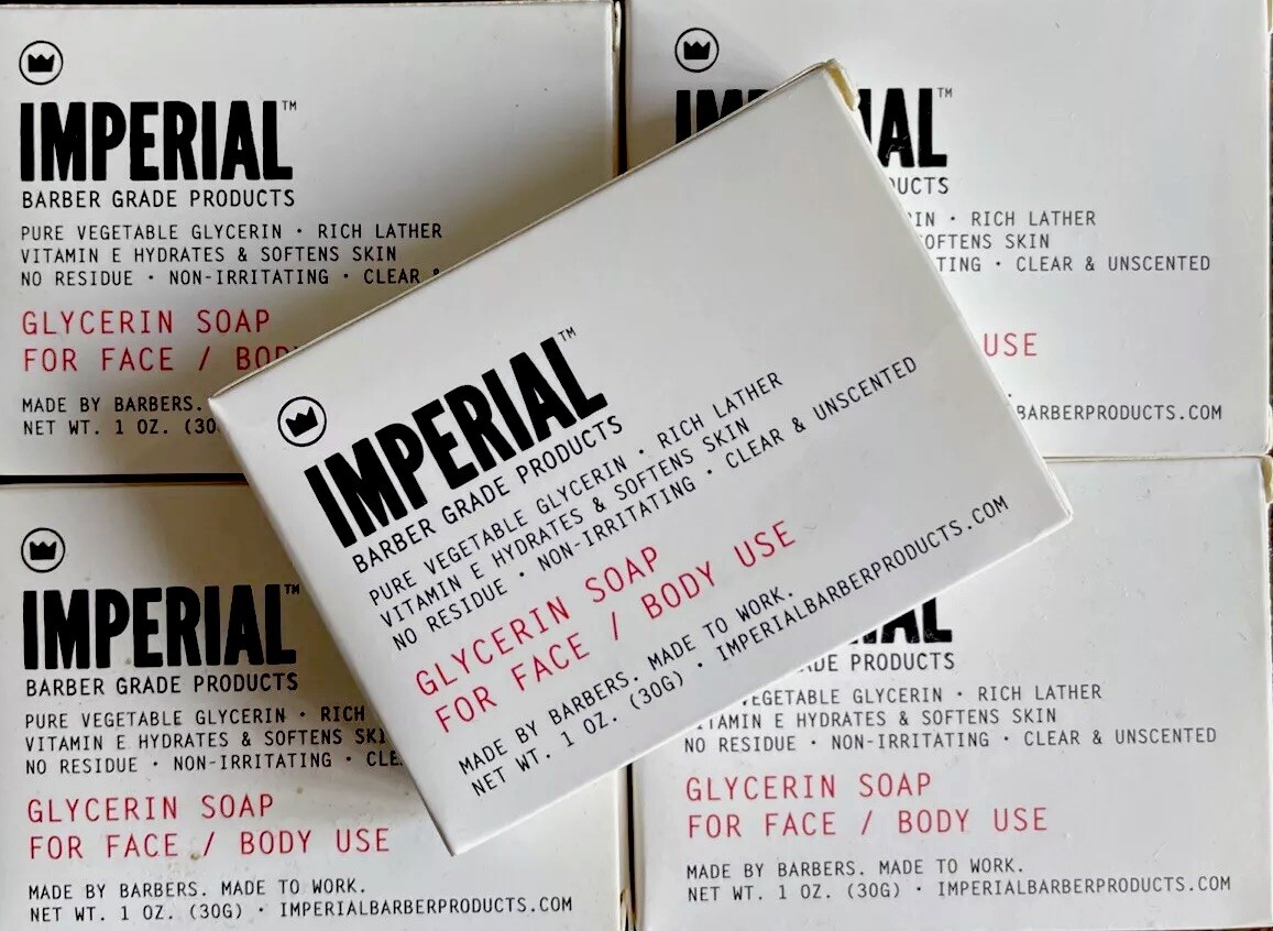 Imperial Glycerin Soap Set of 5 Bars