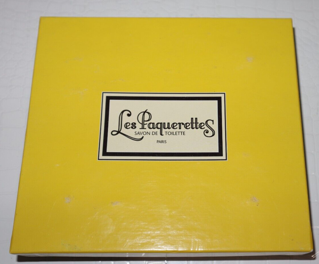 Les Paquerettes Antique French Soaps With Crisp Scented Cut Daisies – NIB