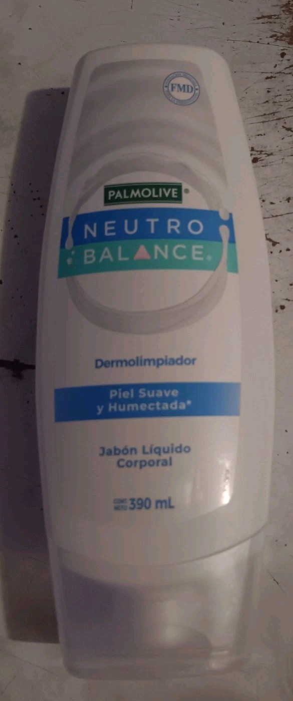 2 X PALMOLIVE NEUTRO BALANCE DERMOLIMPIADOR JABON LIQUIDO CORPORAL 390ml each