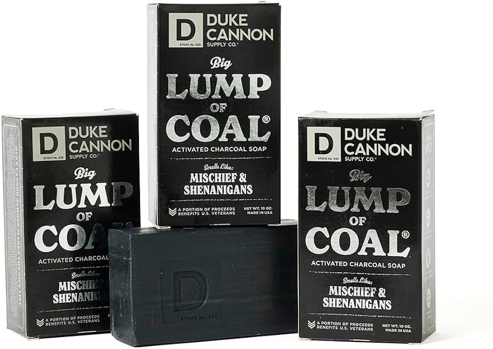 DUKE CANNON “LUMP OF COAL” Big Ass Brick of Soap 10oz 2 PACK BUY MORE -SAVE MORE