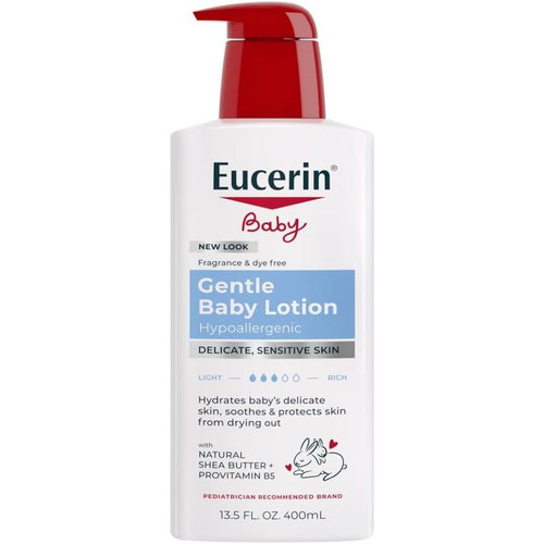 Eucerin Baby Body Lotion, Hypoallergenic and Fragrance Free Lotion with…