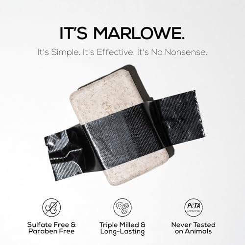 MARLOWE No. 102 Body Scrub Soap 7oz Exfoliating Bar