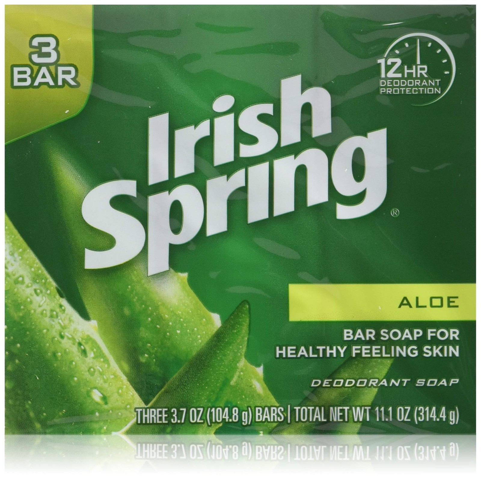 Irish Spring Deodorant Soap 6 Bars 1.85 Ounce Pack Fresh Clean Moisture