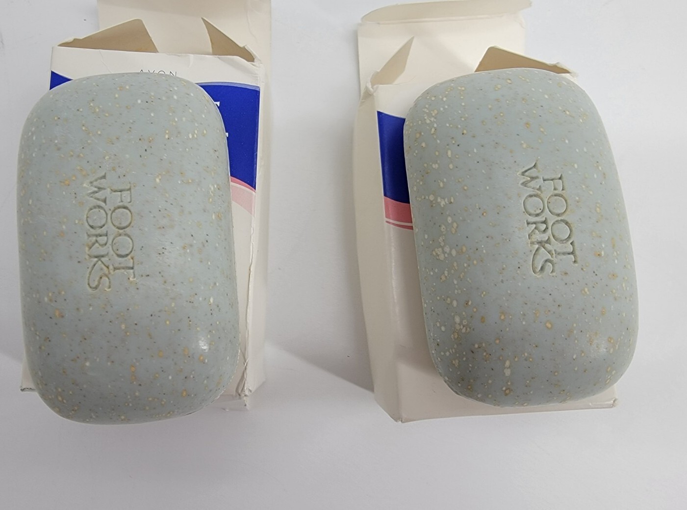 (Lot Of 2) Exfoliating Bar Soap Footworks Avon Retired (NOS)***