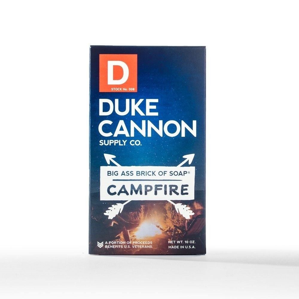Duke Cannon Campfire Soap 10oz Smoky Scent for Men