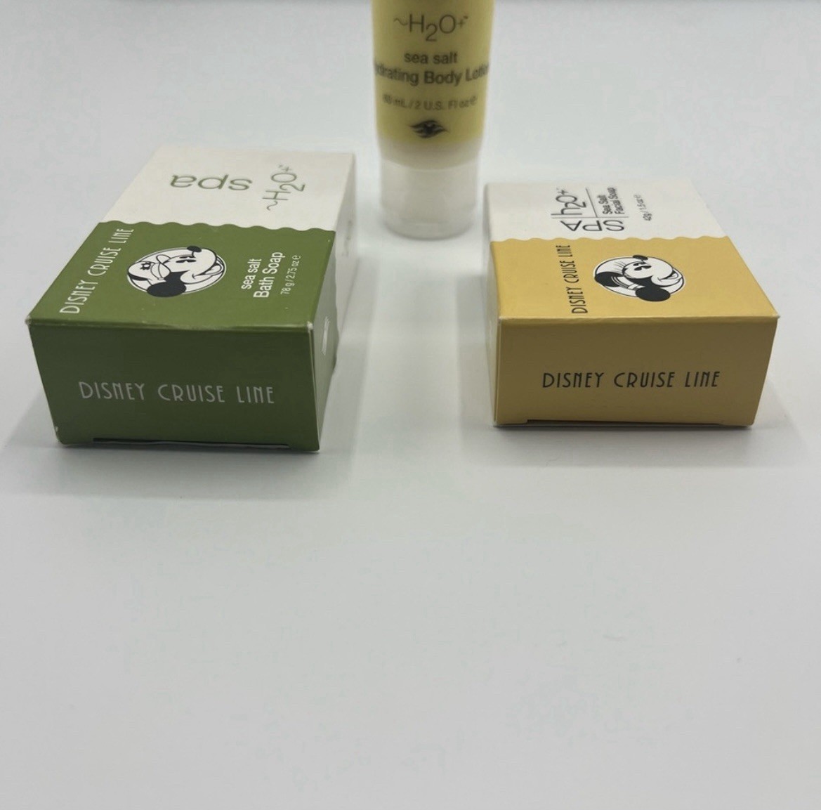 NEW Disney Cruise Line H2O+ Spa Sea Salt Bath Soap, Facial Soap and Body Lotion
