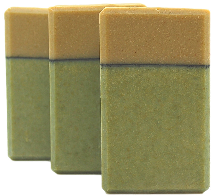 Eucalyptus, Peppermint and charcoal all natural Handcrafted face and body soap.