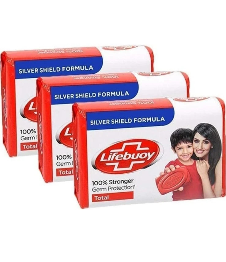 Lifebuoy Total 10- Soap Bar – 125g X 12 Bars (125g X 12 Bars)