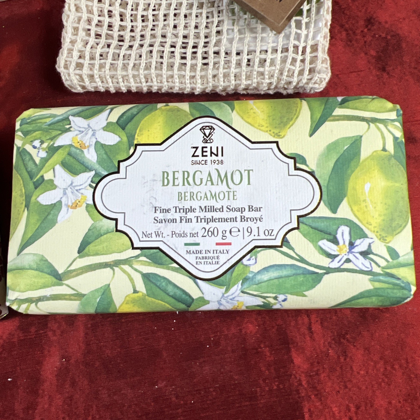 Luxury Import Bar Soap & Organic Shower Bag 12-Piece Mega Bundle Lot