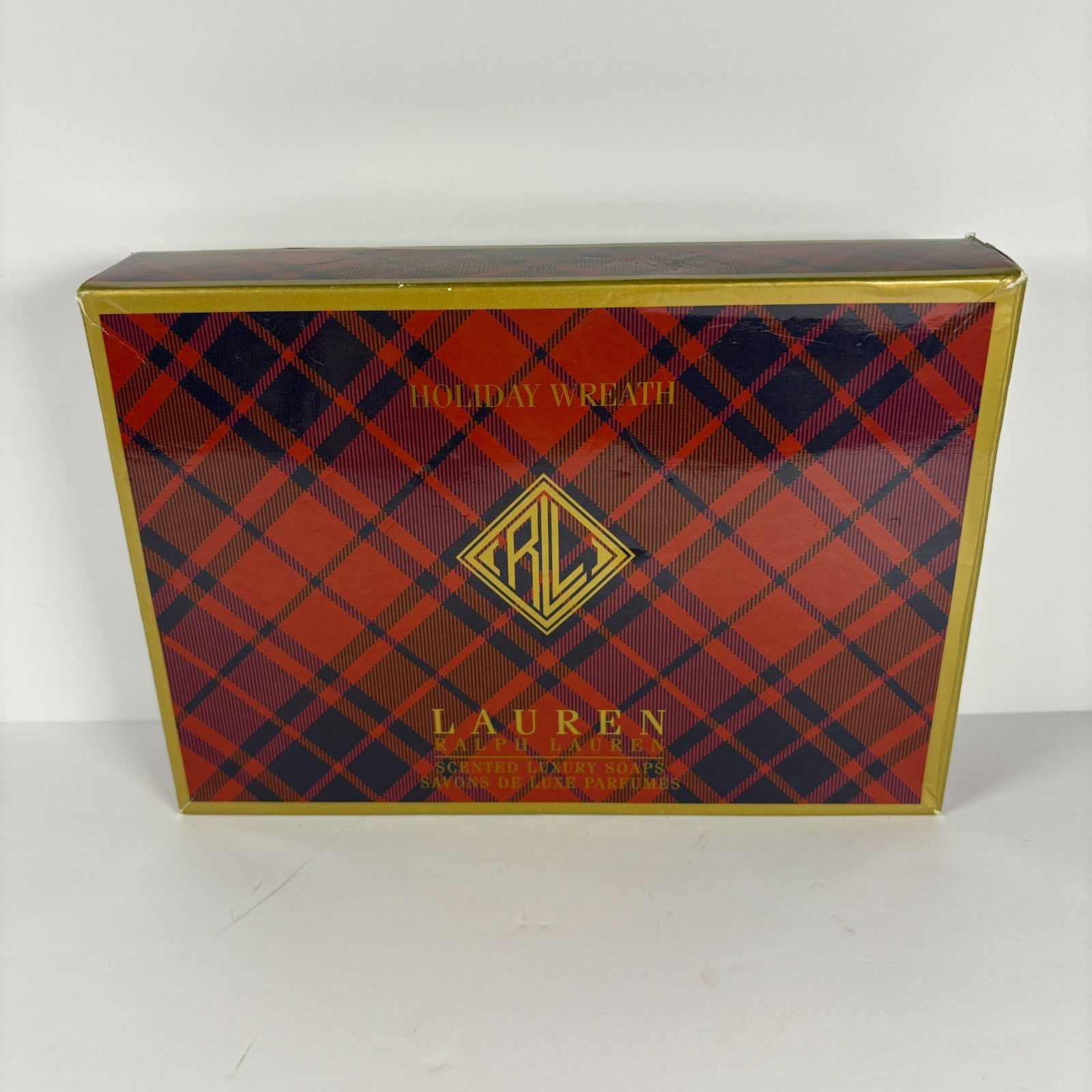 Rare Ralph Lauren Holiday Wreath Scented Luxury Soap Set 6 Guest Soaps