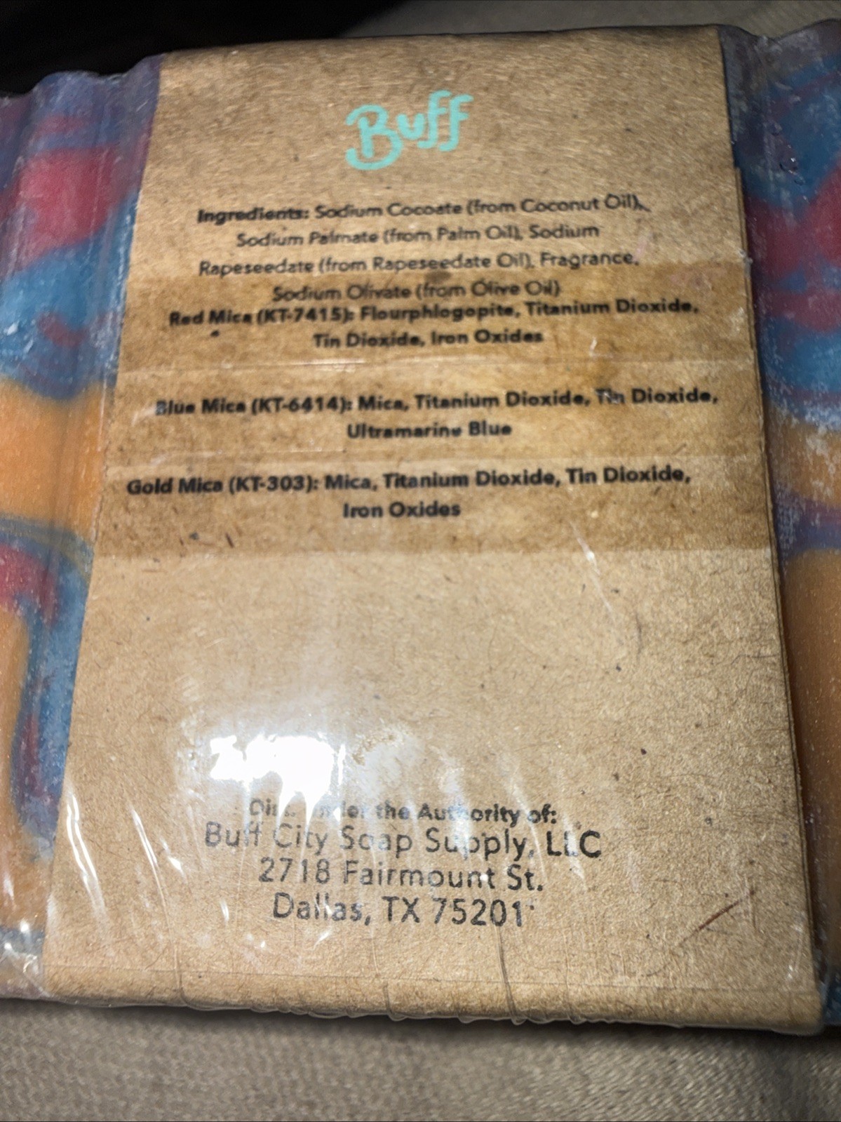 Buff City Soap “Bring Your Soul” 5.5 Oz Bar Of Soap! New Sealed!
