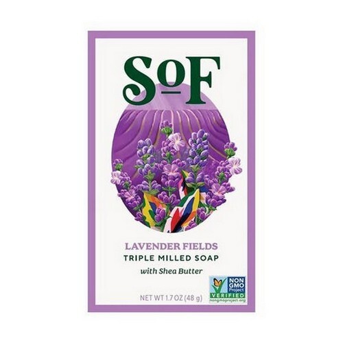 Triple Milled Bar Soap Lavender Fields 1.7 Oz