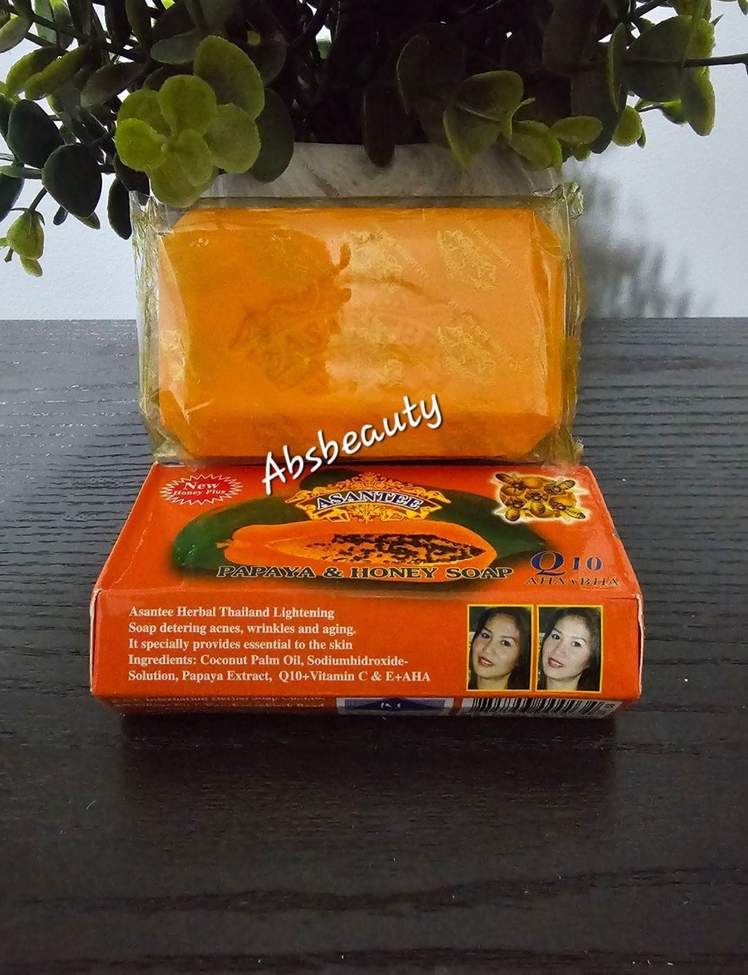 Asantee Papaya&Honey With COQ10 AHA+BHA 120g Original&Authentic 💯✅️ 1pc