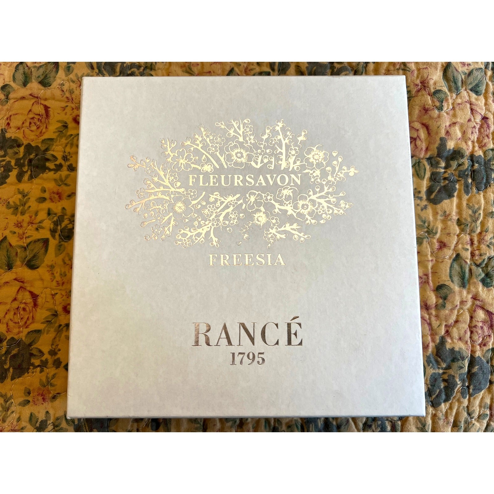 Rance 1975 Freesia Soap, 4x100g (4 soap bars) Boxed