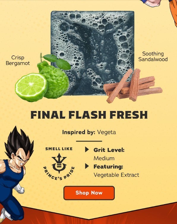 2 PACK Dr Squatch FINAL FLASH FRESH + SUPER SAIYAN SURGE DRAGON BALL Z LE BAR!