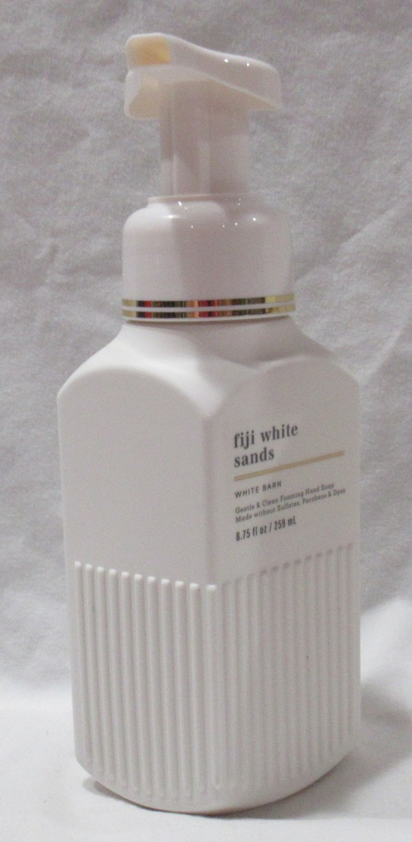 White Barn Bath & Body Works Foaming Hand Soap Lot Set of 2 FIJI WHITE SANDS