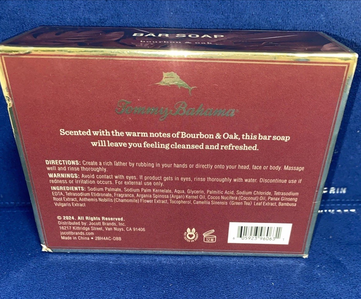 Tommy Bahama Face, Body & Hair Soap Bar for Men 10oz New In Box