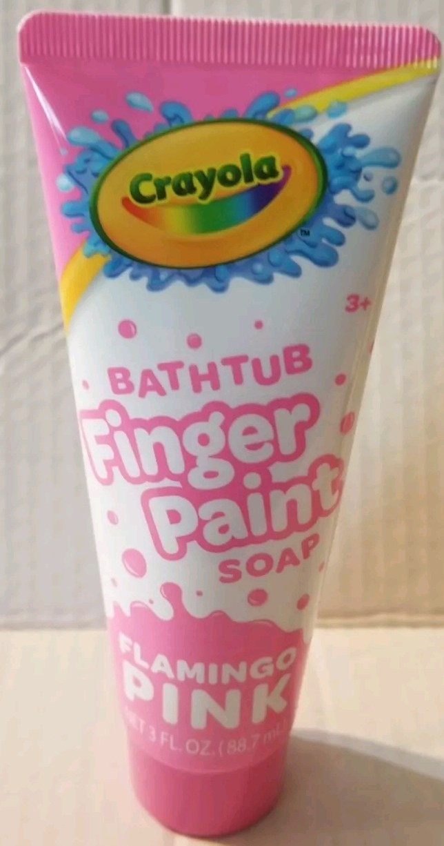 5PC SET: Crayola Bathtub Finger Paint Soap Kids 3oz: Blue Red Green Pink Purple