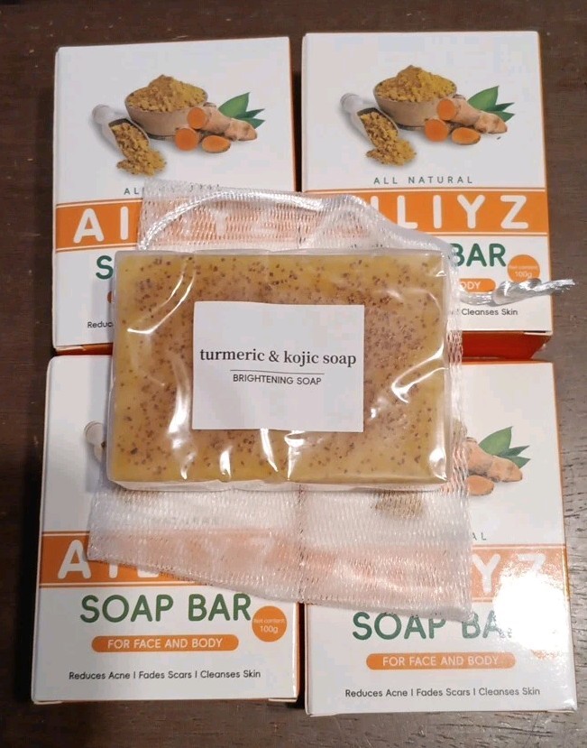 All Natural Ailiyz Lemon Soap Lot Of 4 Reduce Acne Fade Scars For Face And Body