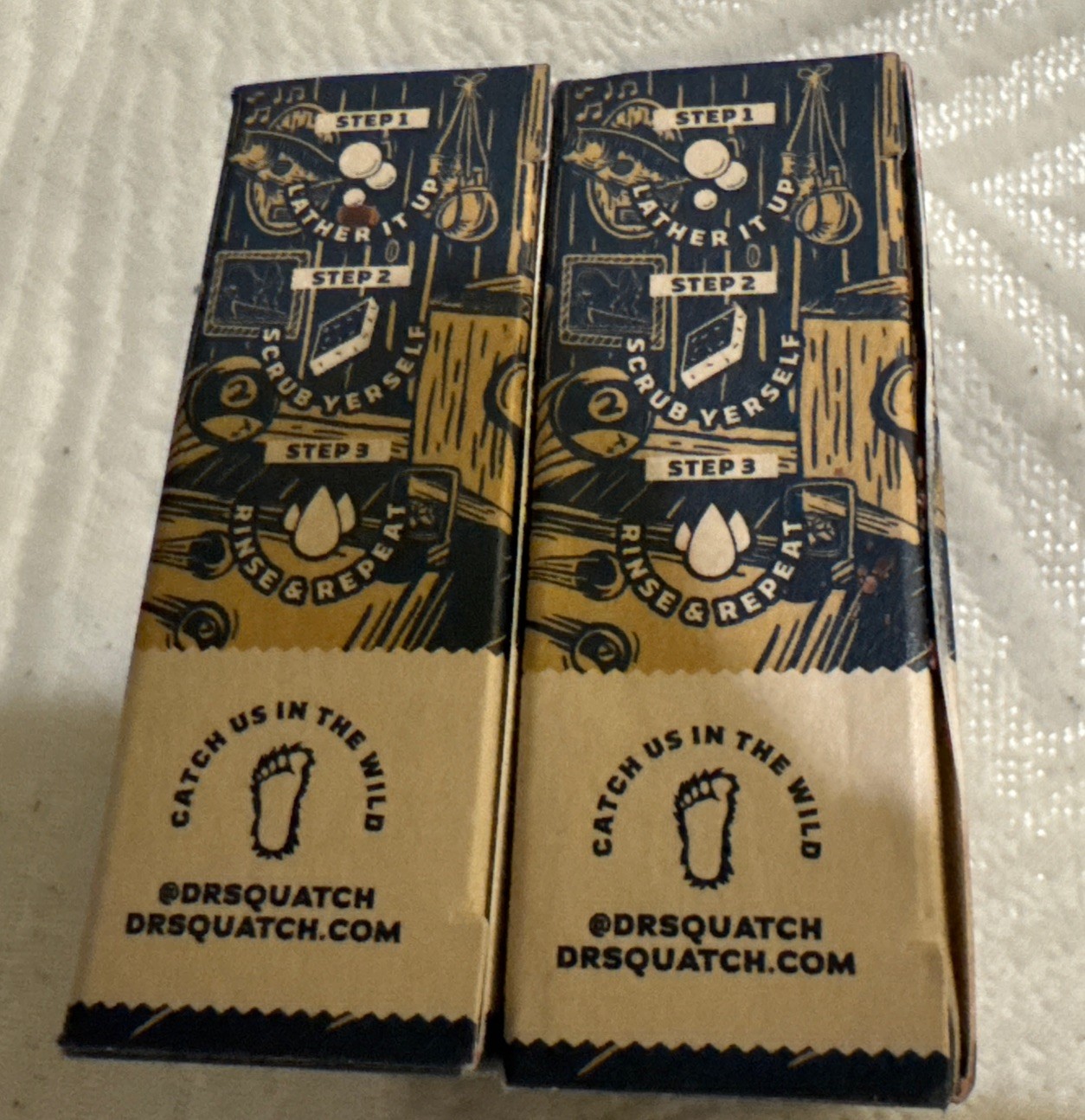 Two Dr. Squatch Men’s Natural Soap Friday Night 5 Oz Soap Bricc