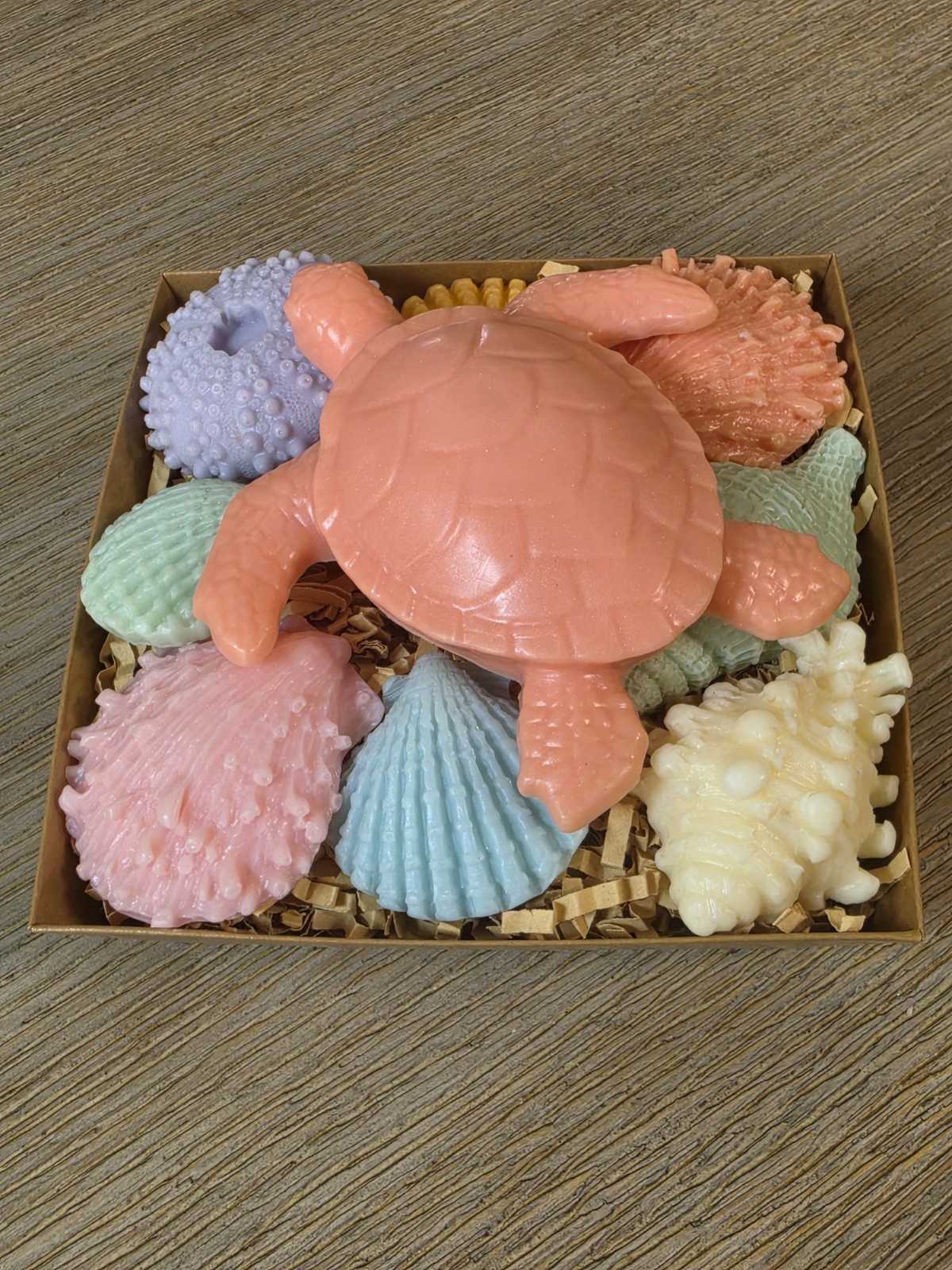 Handmade -Finishing Touch by Claudia Goat Milk Turtle Soap Set, Multipack Gift