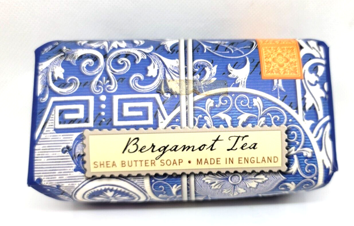 Michel Design WorksARTISANAL Soap BERGAMOT TEA 7.3 Oz England NO SILVER LOGO CAP
