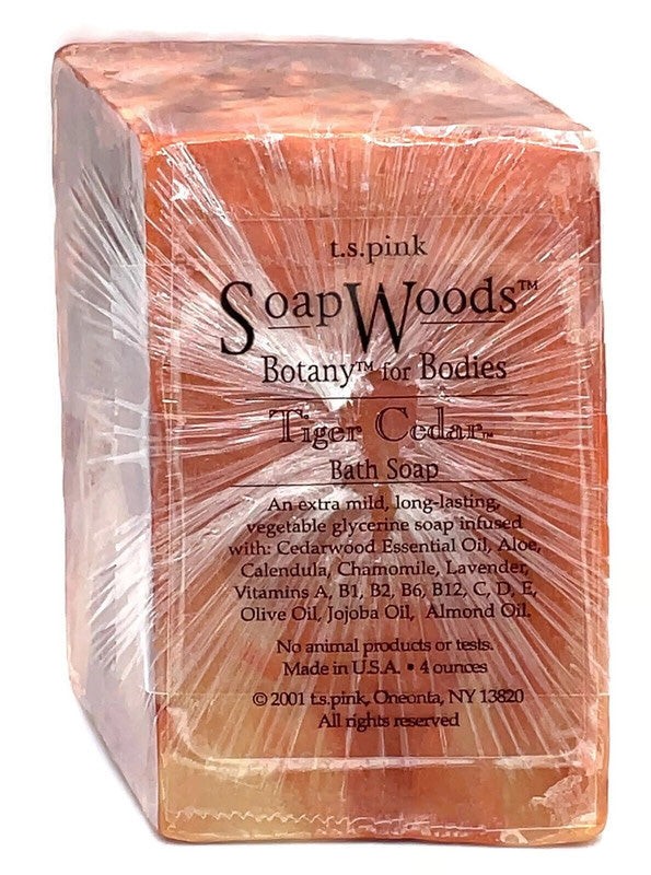 Soap Woods by T.S. Pink (SoapRocks®) Exotic Wood Look Decorative Men’s Soap Bar