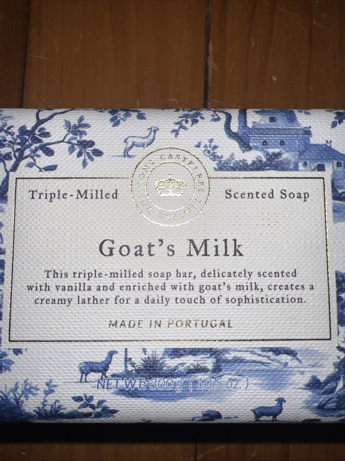 Castelbel Luxury Bath Bar Soap Goat’s Milk Scented 10.5oz triple milled