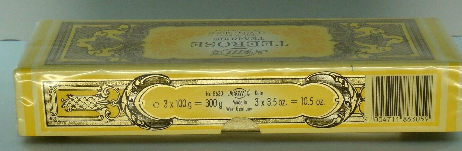 4711 Teerose 3 100 Gram Bars Luxury Soap Savon De Luxe Made in West Germany
