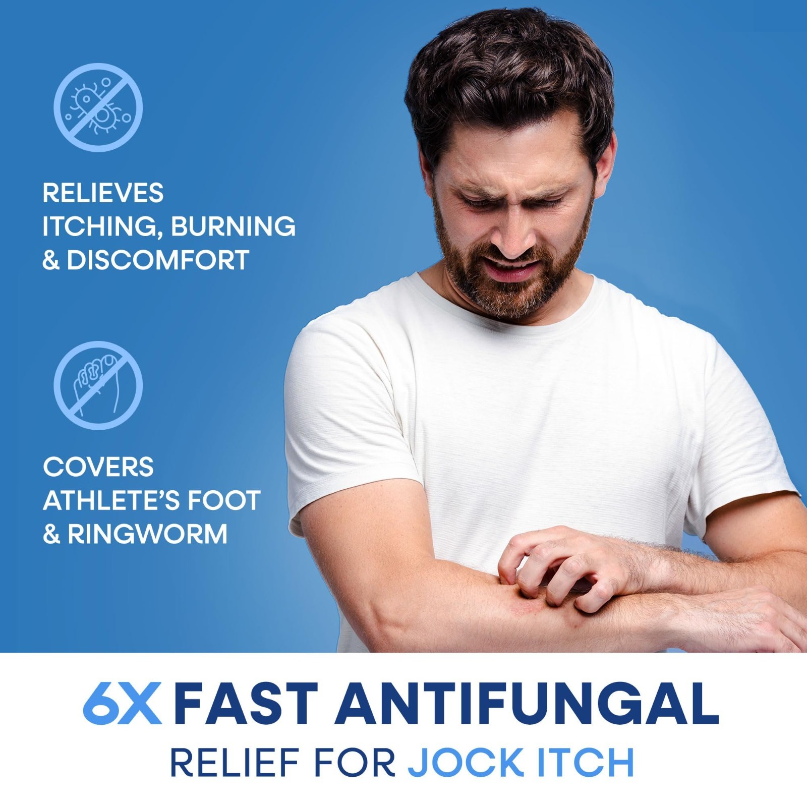 Antifungal Soap Bar with Tea Tree Oil – Soothes Jock Itch, Athlete’s Foot & Ring