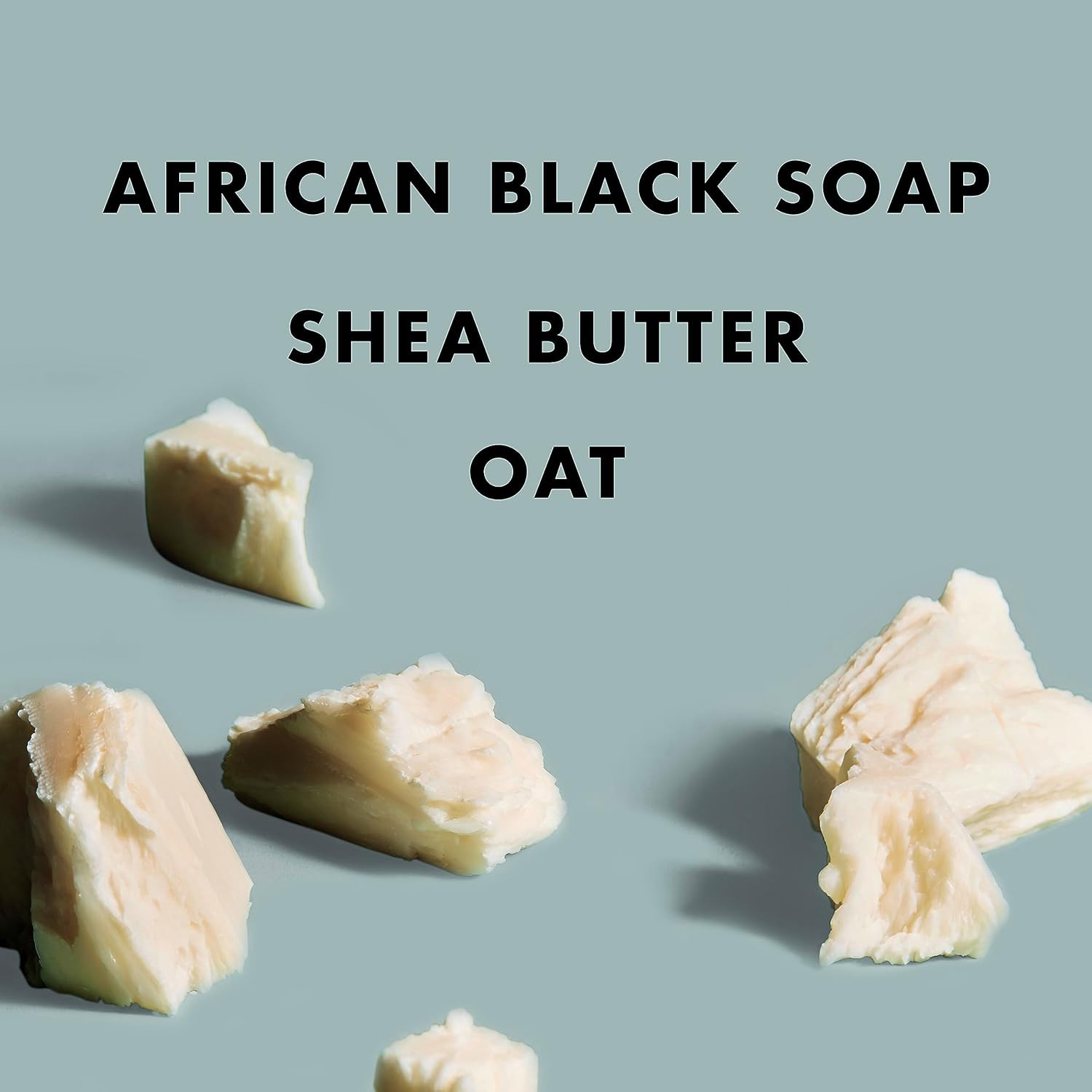 Bar Soap for Troubled Skin African Black Soap Cleanser with Shea Butter 8 Oz