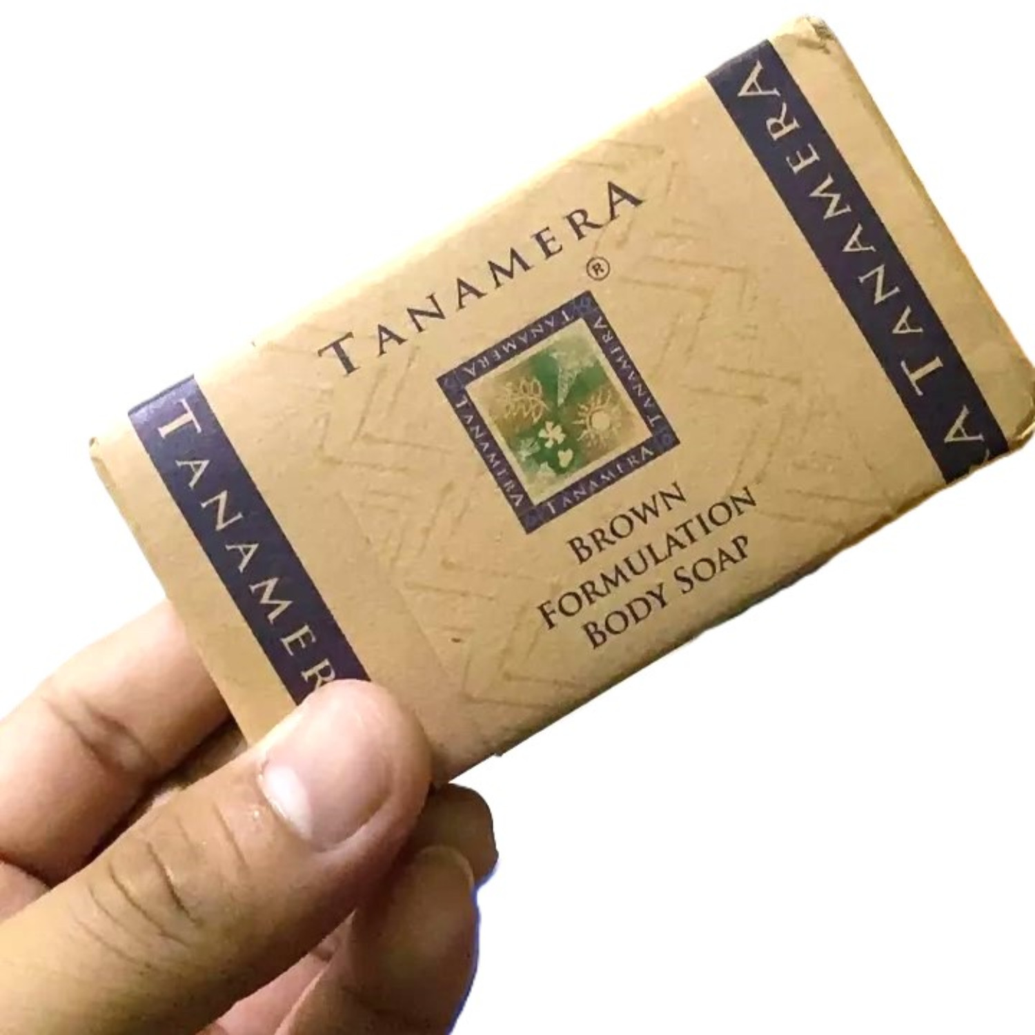 Tanamera Brown Body Soap 2x100g Herbal Exfoliating Bath Bar Malaysia