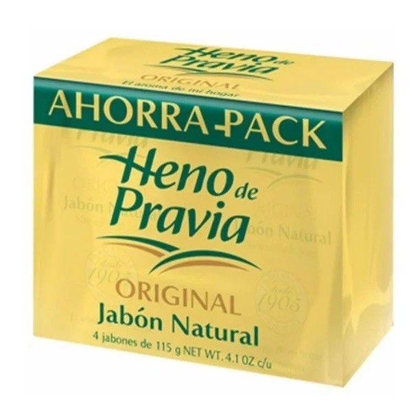4 JABONES HENO DE PRAVIA (115g c/u) 🇪🇸