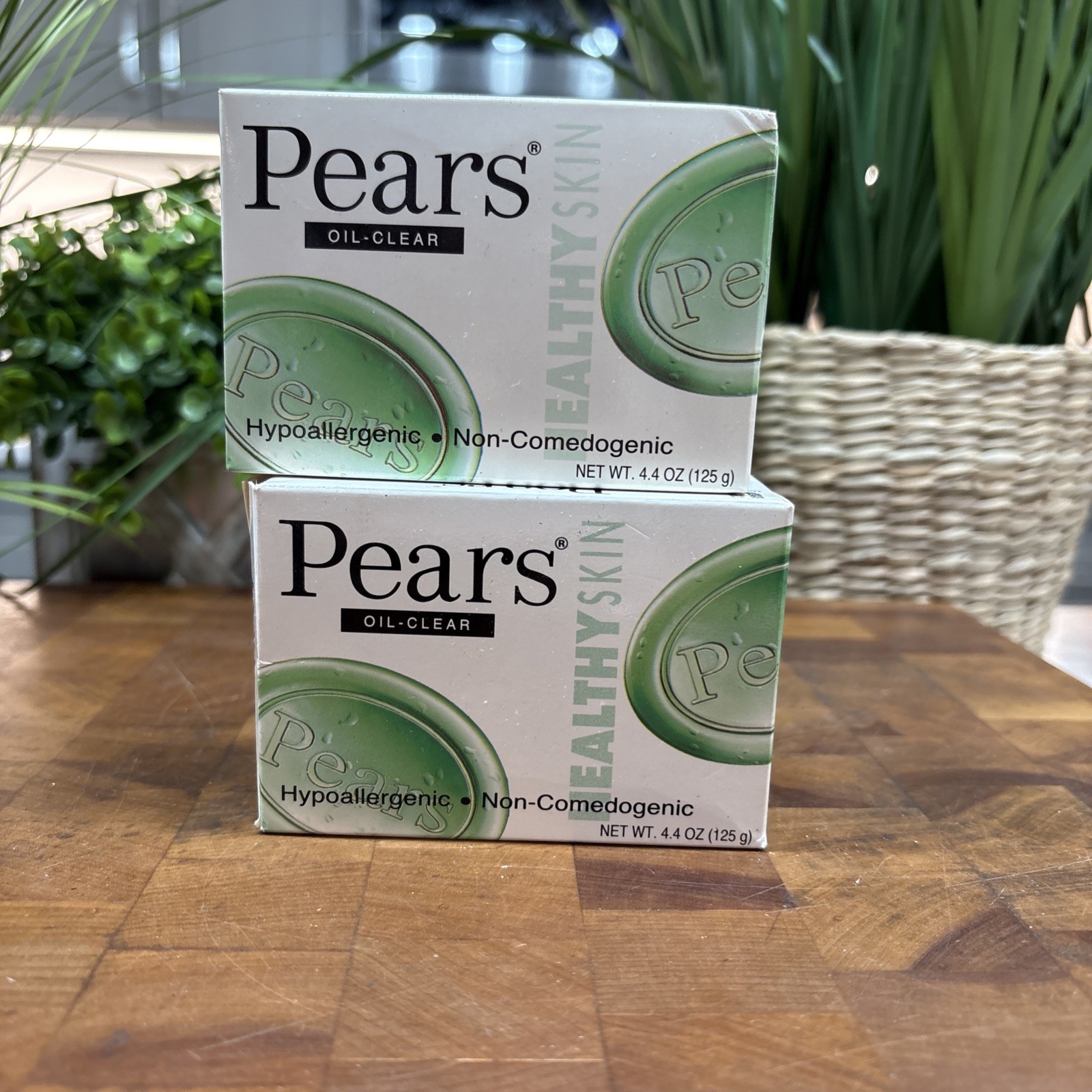 Oil Clear Hypoallergenic Bar by Pears for Unisex – 4.4 oz Soap 2 Bars