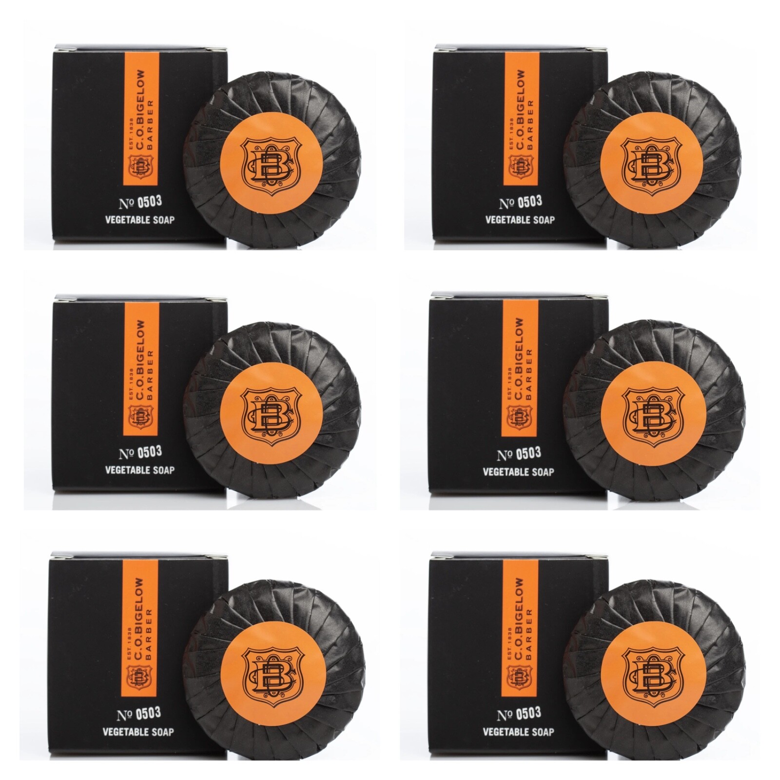 C.O. Bigelow Black Pepper Soap 45g (1.6oz) Set of 6 New